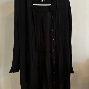 Wilfred Classic Black Long Sleeve Dress